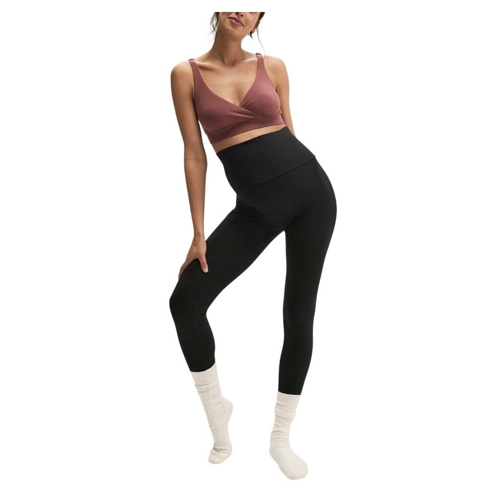 Hatch Ultra Soft Black Before During And After Leggings Size XS